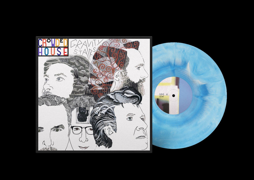 Golden Discs VINYL Gravity Stairs (Standard Cloudy Blue Edition) - Crowded House [Colour Vinyl]