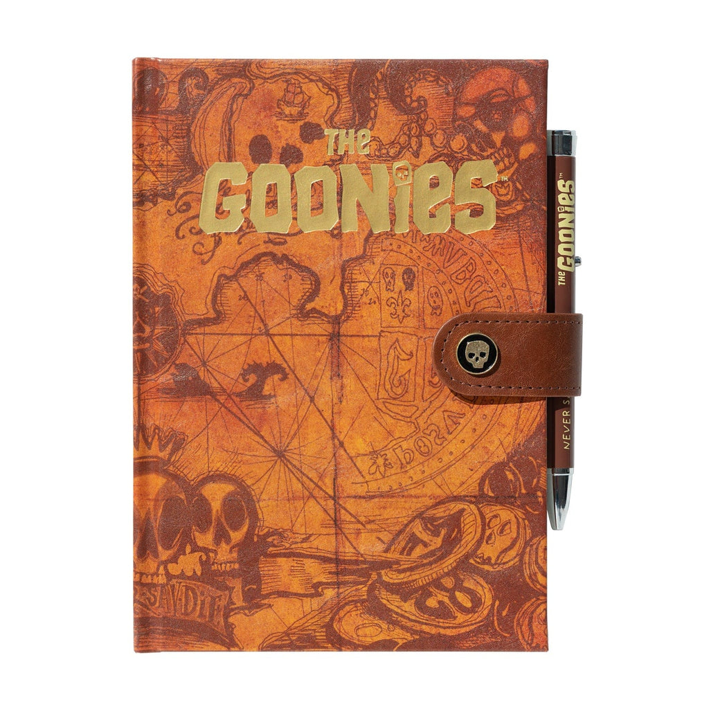 Golden Discs Posters & Merchandise THE GOONIES TREASURE MAP PREMIUM A5 NOTEBOOK WITH PROJECTOR PEN [Stationery]