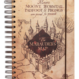 Golden Discs Posters & Merchandise HARRY POTTER THE MARAUDERS MAP A5 [Notebook]