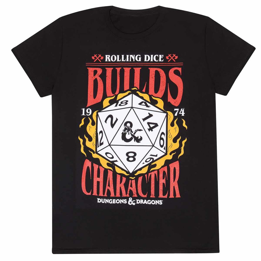 Golden Discs T-Shirts Dungeons & Dragons - Builds Character - Large [T-Shirts]