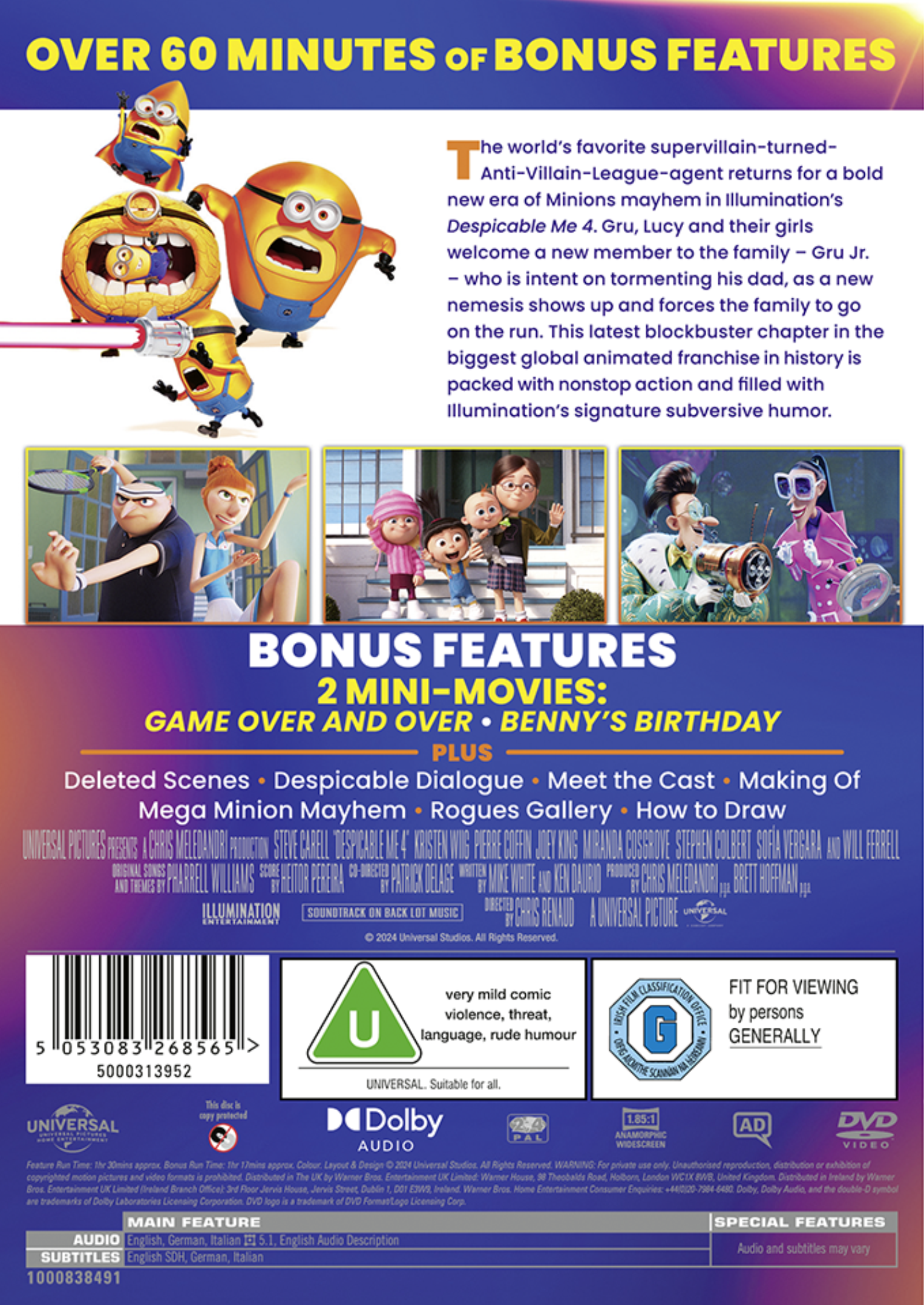 Despicable Me Dvd Uk