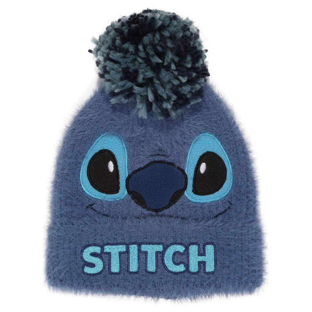 Golden Discs Posters & Merchandise Disney Lilo and Stitch – Stitch Fluffy Pom Pom Beanie [Hat]