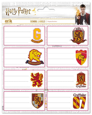Golden Discs Posters & Merchandise HARRY POTTER GRYFFINDOR SELF-ADHESIVE LABELS [Sticker]