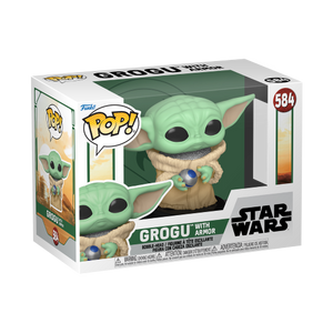 Funko POP! Star Wars: Book of Boba Fett - Grogu with Armor [Toys]