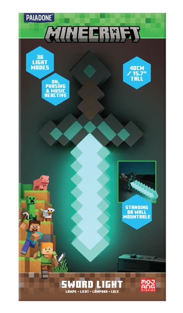 Golden Discs Posters & Merchandise Minecraft Diamond Sword Light [Lamp]