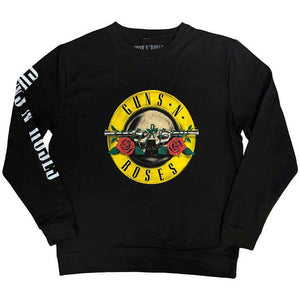 Guns N' Roses Unisex Sweatshirt: Classic Logo (Sleeve Print) - XL [Sweatshirt]