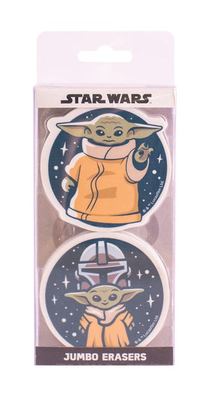 Golden Discs Posters & Merchandise STAR WARS THE MANDALORIAN JUMBO ERASER SET [Stationery]