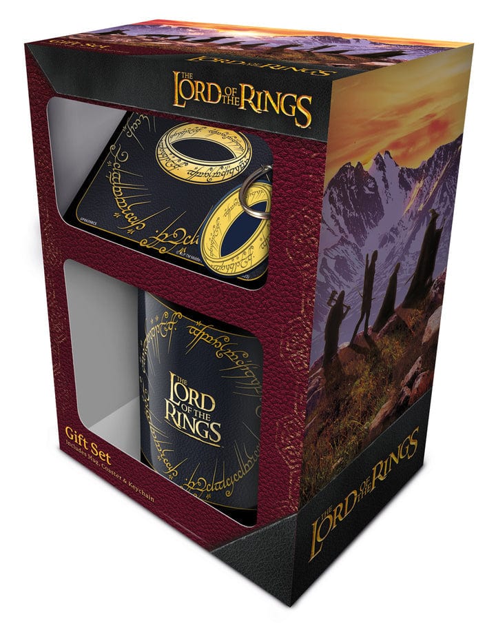 Golden Discs Posters & Merchandise Lord Of The Rings Gift Set (Mug, Coaster & Keychain) [Gift Set]