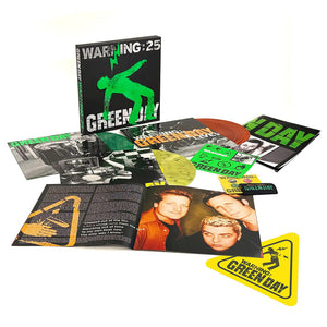 Warning (25th Anniversary RSD Indies Super Deluxe Green Galaxy, Yellow Marble and Orange Galaxy Edition) - Green Day [Colour Vinyl]