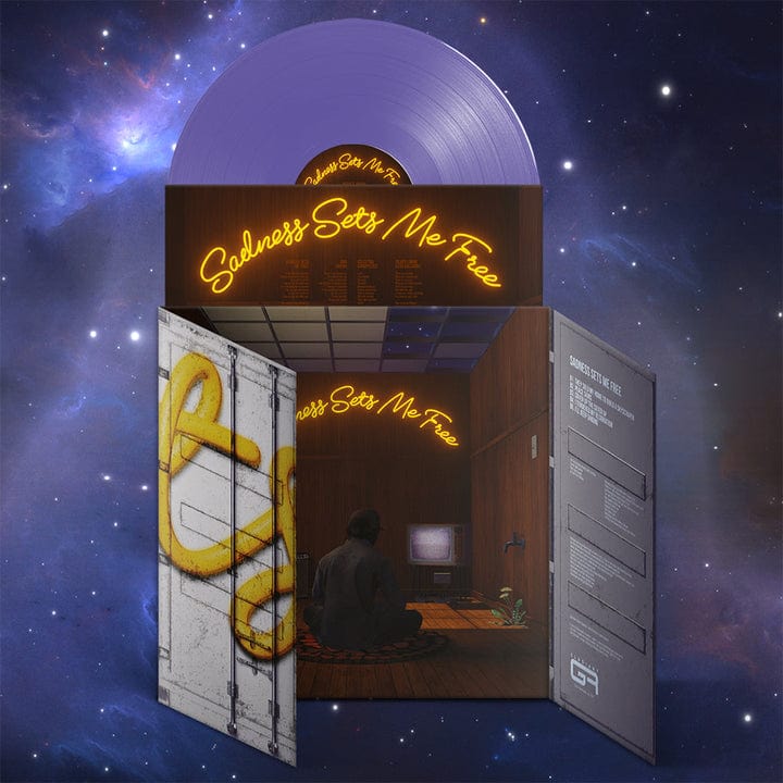 Golden Discs VINYL Sadness Sets Me Free (Indie Exclusive Blackberry Edition) - Gruff Rhys [Colour Vinyl]