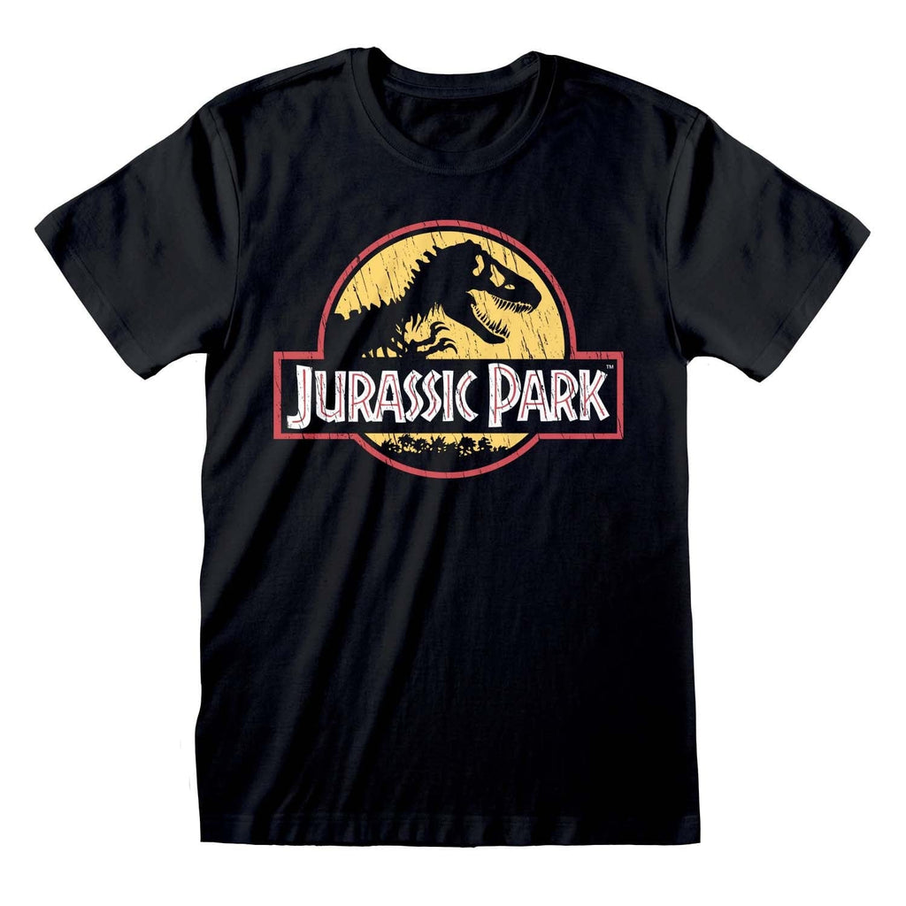 Golden Discs T-Shirts Jurassic Park - Distressed Logo - 2XL [T-Shirts]