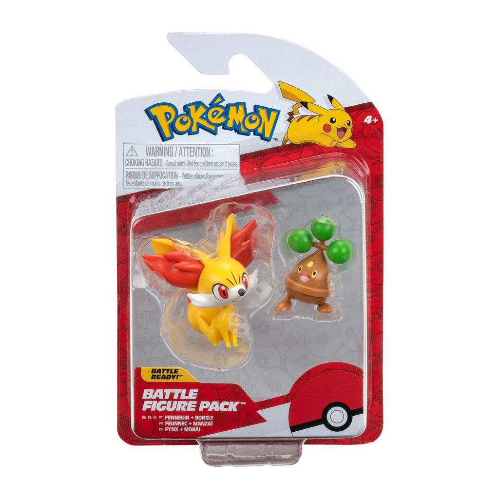 Golden Discs Toys Pokemon Battle Figure Fennekin and Bonsly [Toys]