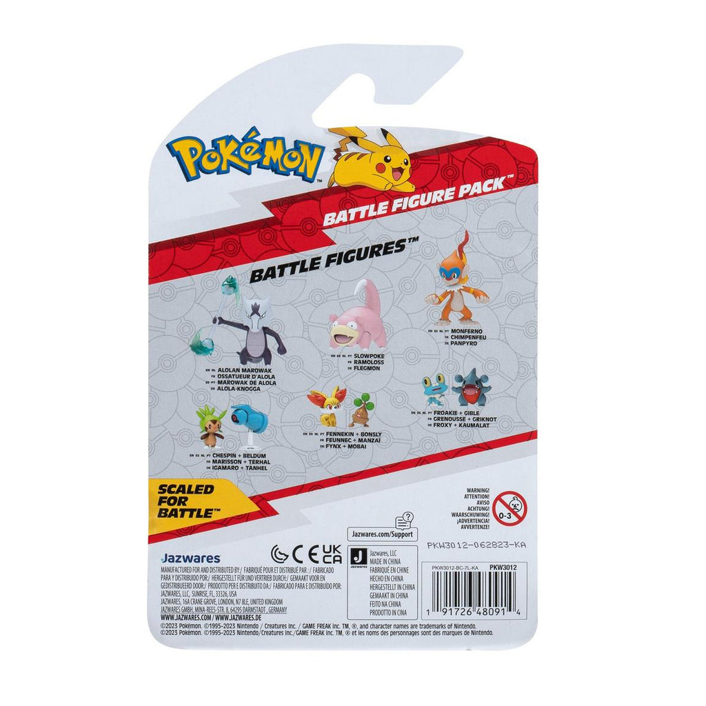 Golden Discs Toys Pokemon Battle Figure Fennekin and Bonsly [Toys]