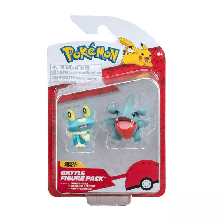 Golden Discs Toys Pokemon Gible and Froakie Battle Figure [Toys]