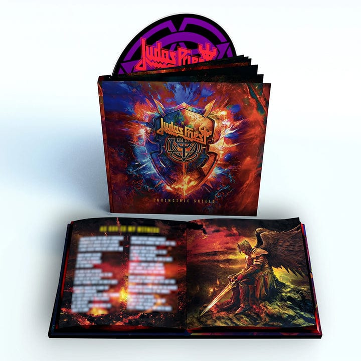 Golden Discs CD Invincible Shield (Deluxe Hardback Edition) - Judas Priest [CD]