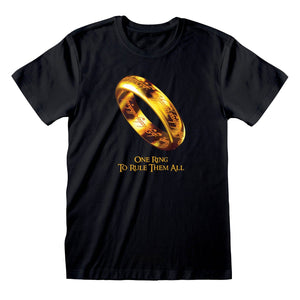 Golden Discs T-Shirts Lord Of The Rings - One Ring to Rule them All - Small  [T-Shirts]