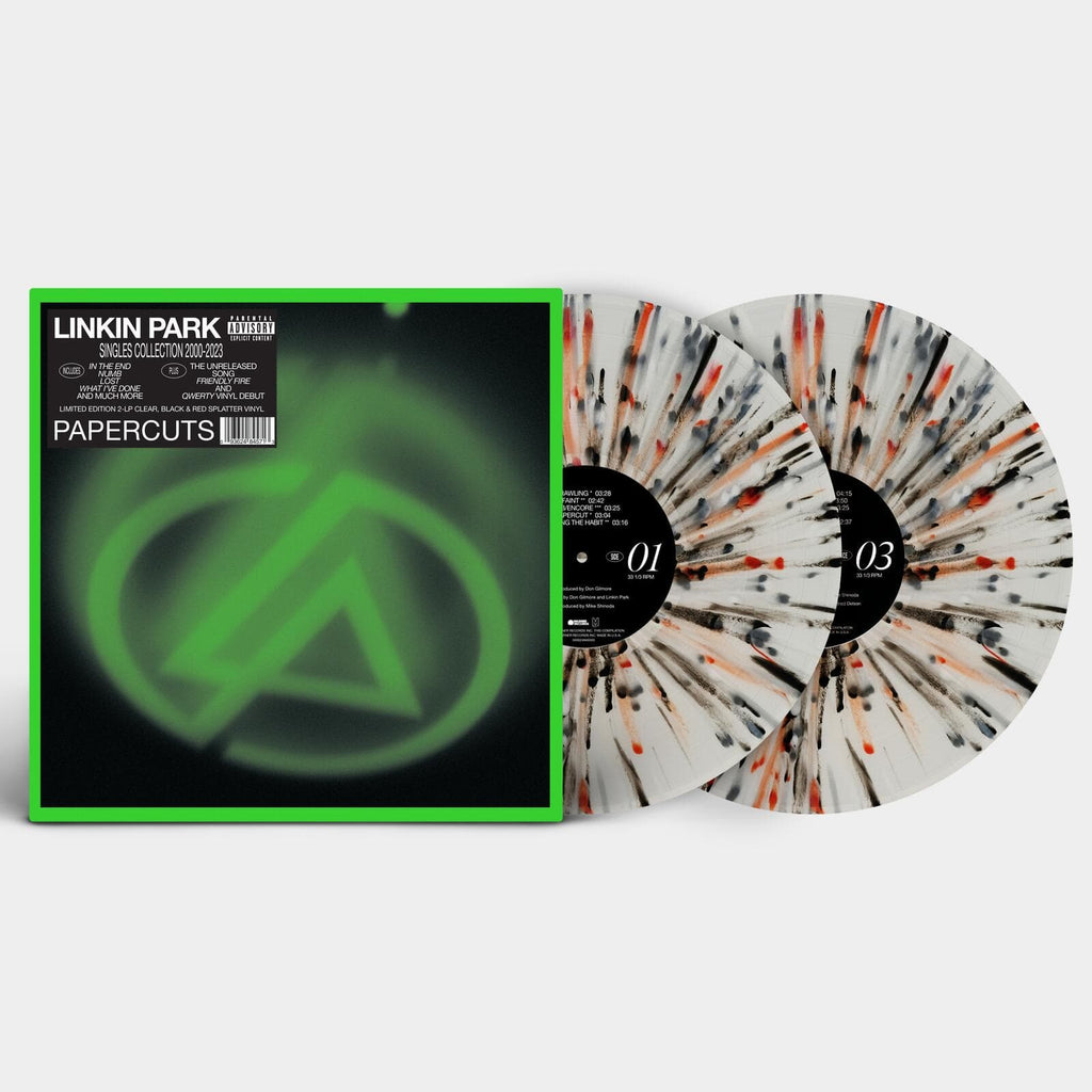 Golden Discs VINYL Papercuts: Singles Collection 2000-2023 (Limited Splatter Edition) - Linkin Park [Colour Vinyl]