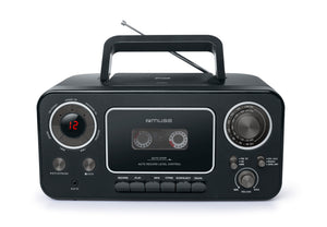 Muse Stereo Radio CD Cassette Recorder - Black [Tech & Turntables]