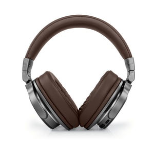 Muse Bluetooth headphone, Hands free, 30h battery, Adjustable and foldable headband - Brown [Accessories]