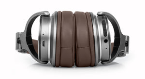 Muse Bluetooth headphone, Hands free, 30h battery, Adjustable and foldable headband - Brown [Accessories]