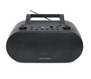 Muse Portable Radio CD/MP3 Player with Bluetooth, USB Port - Black [Tech & Turntables]