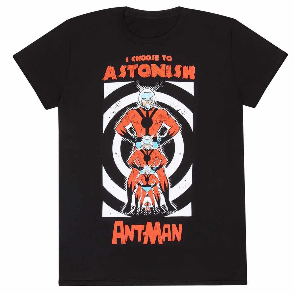 Golden Discs T-Shirts Ant-Man - I Choose To Astonish - Medium [T-Shirts]