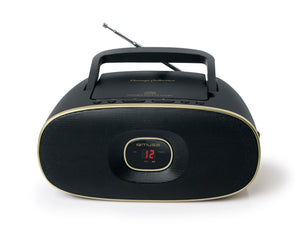 Muse Portable Radio CD Player - Black [Tech & Turntables]