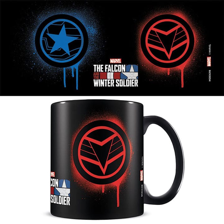 Golden Discs Mugs Falcon and The Winter Soldier (Stencil Icons) 11oz/315ml [Mug]
