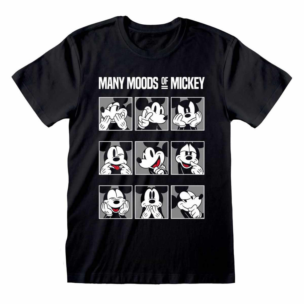 Golden Discs T-Shirts Many Moods Of Mickey - Medium [T-Shirt]