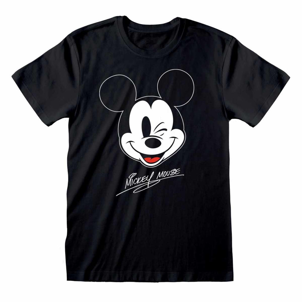 Golden Discs T-Shirts Mickey And Friends - Mickey Face - Large [T-Shirts]