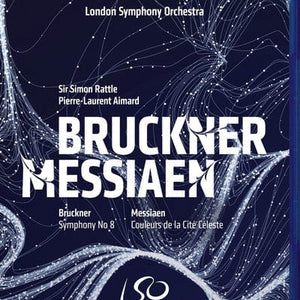 Golden Discs BLU-RAY Bruckner/Messiaen: Symphony No. 8/Couleurs De La Cité Céleste - Simon Rattle [BLU-RAY]