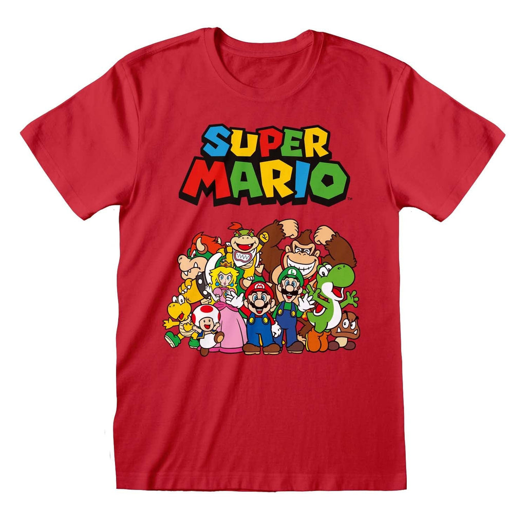 Golden Discs T-Shirts Super Mario Bros - Main Group - Large [T-Shirts]