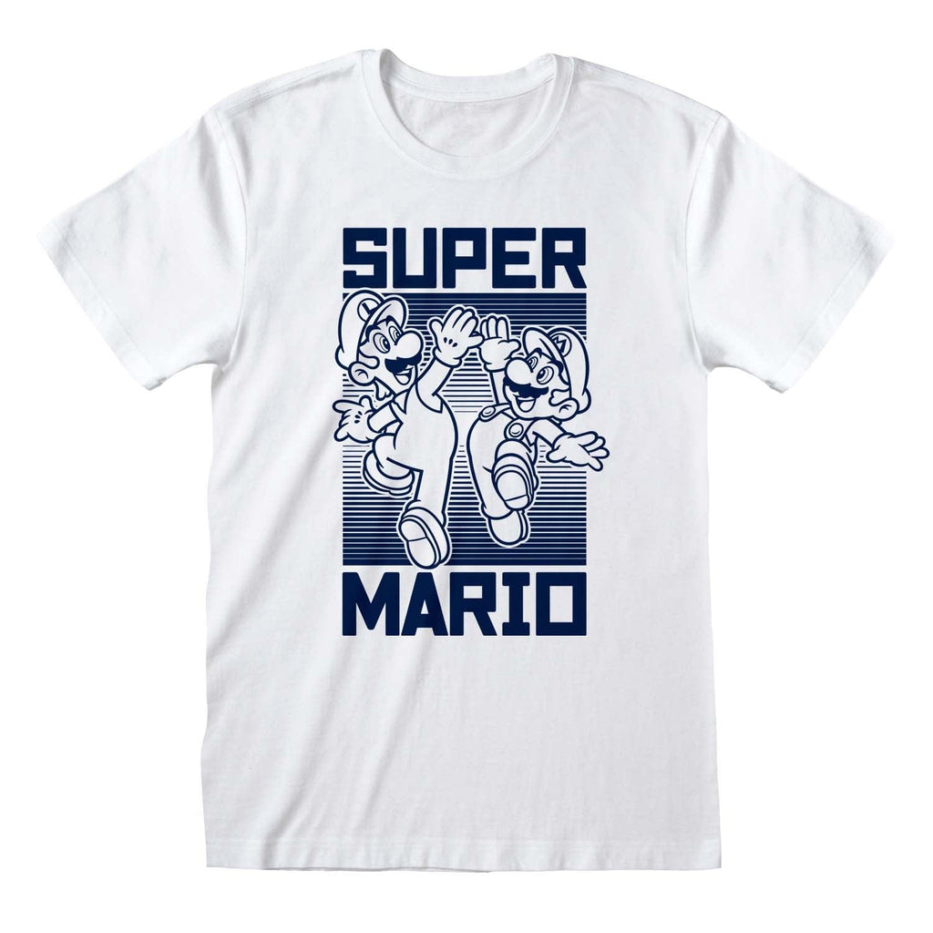 Golden Discs T-Shirts Super Mario Bros - High Five - Large [T-Shirts]