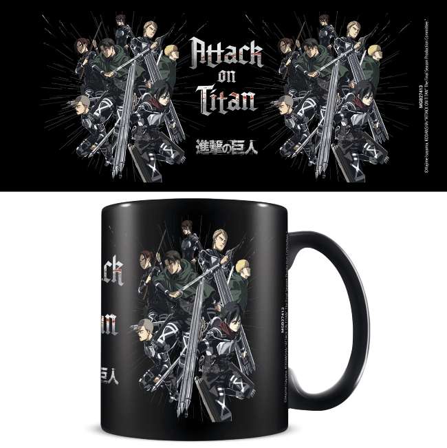 Golden Discs Posters & Merchandise Attack On Titan: Strike Team - Black [Mug]