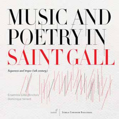 Golden Discs CD Music and Poetry in Saint Gall - Ensemble Gilles Binchois [CD]