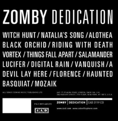 Golden Discs CD Dedication - Zomby [CD]