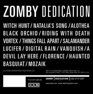 Golden Discs VINYL Dedication - Zomby [VINYL]