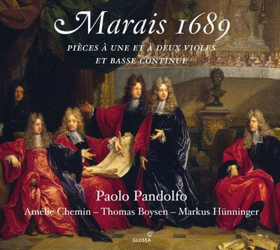 Golden Discs CD Marais 1689: Pièces À Une Et À Deux Violes Et Basse Continue - Marin Marais [CD]