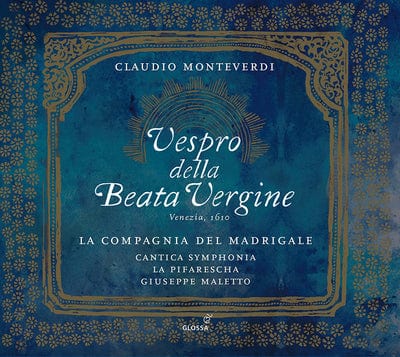 Golden Discs CD Claudio Monteverdi: Vespro Della Beata Vergine:   - Claudio Monteverdi [CD]