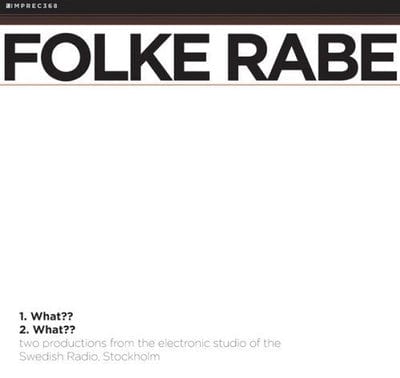 Golden Discs CD What?? - Folke Rabe [CD]