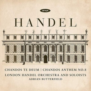 Golden Discs CD Handel: Chandos Te Deum/Chandos Anthem No. 8:   - George Frideric Handel [CD]