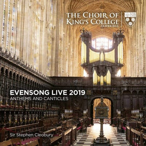 Golden Discs CD The Choir of King's College, Cambridge: Evensong Live 2019: Anthems and Canticles - Choir of King's College, Cambridge [CD]