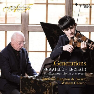 Golden Discs CD Théotime Langlois De Swarte/William Christie: Générations:   - Théotime Langlois de Swarte [CD]