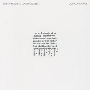 Golden Discs VINYL Concordance:   - Susan Howe & David Grubbs [VINYL]