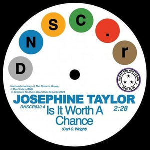 Golden Discs VINYL Is It Worth a Chance/Satisfied:   - Josephine Taylor & Krystal Generation [VINYL]