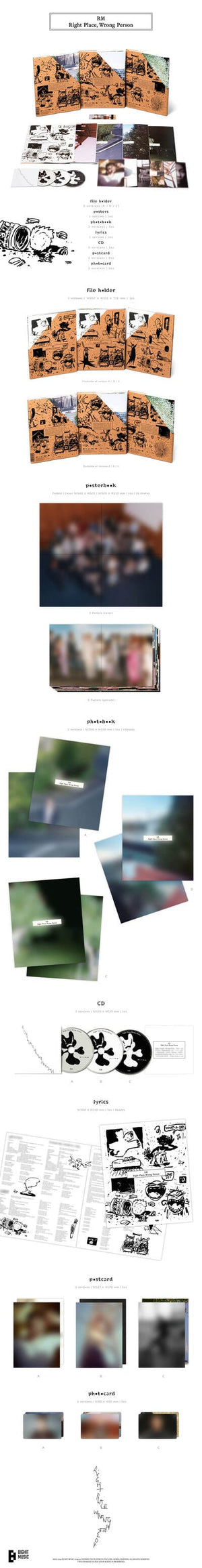 Golden Discs CD Right Place, Wrong Person (Version B) - RM [CD]