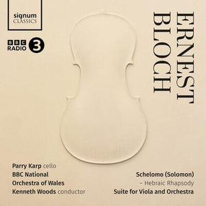 Ernest Bloch: Schelomo/Suite for Viola and Orchestra - Ernest Bloch [CD]