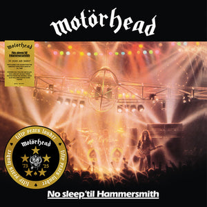 No Sleep 'Til Hammersmith (50th Anniversary Yellow & Black Splatter Edition) - Motörhead [Colour Vinyl]