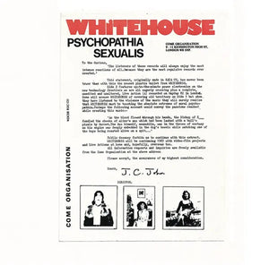 Psychopathia Sexualis (Legacy Edition) - Whitehouse [CD]