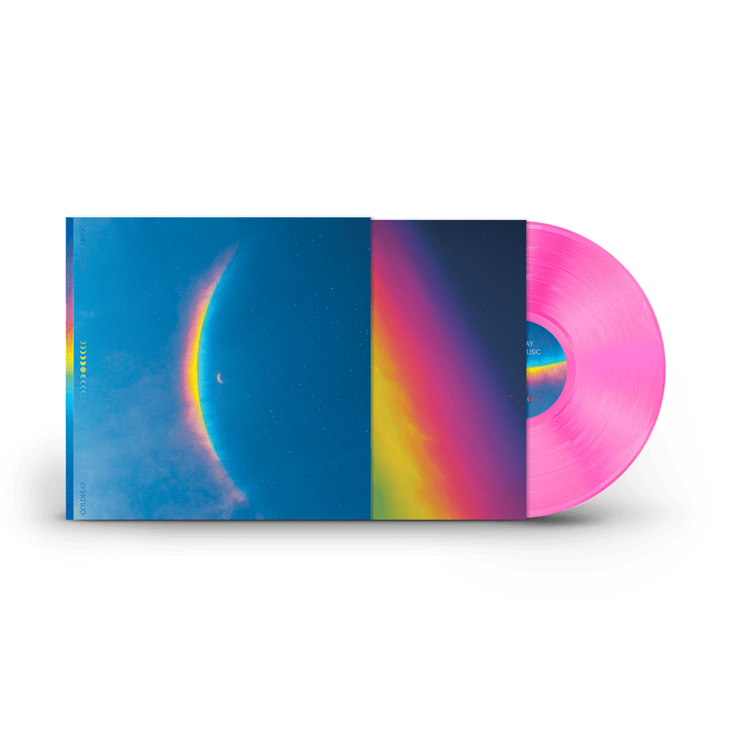 Golden Discs Pre-Order Vinyl Moon Music (Translucent Pink EcoRecord LP) - Coldplay [Colour Vinyl]